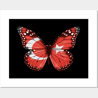 Turkish Flag  Butterfly - Gift for Turkish From Turkey Posters and Art